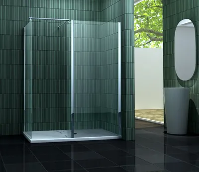 Produktbild von Schneckendusche GRANEL 150 x 90 x 195 cm ohne Duschtasse