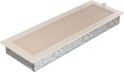 Produktbild von Lüftungsabdeckung 17x49 creme mit Jalousien