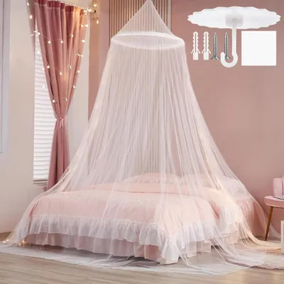 Image de Moustiquaire universelle pour lit - Blanche