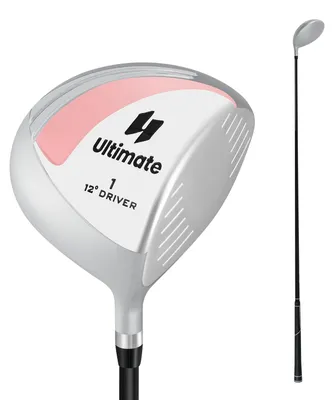 Zdjęcie produktu dla Kij golfowy COSTWAY dla kobiet, kij golfowy 460 cm³ z aluminium dla praworęcznych z osłoną i trzonkiem grafitowym, kąt 12°, driver golfowy
