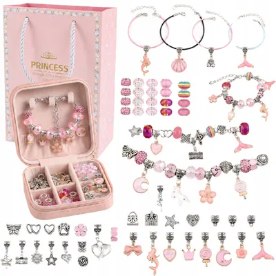 Produktbild von daza kids XXL Schmuck-Bastelset mit Perlen und Charms