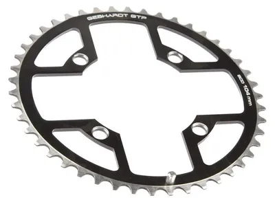 Image de Plateau Gebhardt, 48 dents, 104 mm, 4 bras, noir
