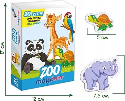Image de Aimants Zoo Pour Enfants 20Pcs Mv 6032-01