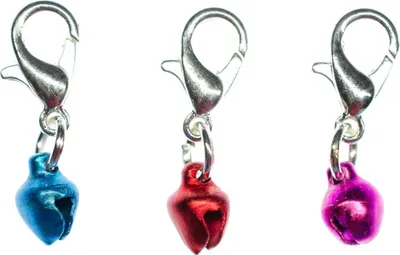 Produktbild von 3er Glöckchen Set Charm Anhänger Bettelarmband Miniblings Charms Klang Glocke