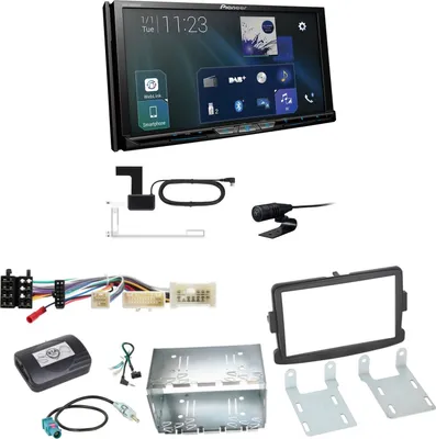 Produktbild von Pioneer AVH-Z9200DAB Bluetooth USB MP3 DAB+ Einbauset für Opel Vivaro Movano B