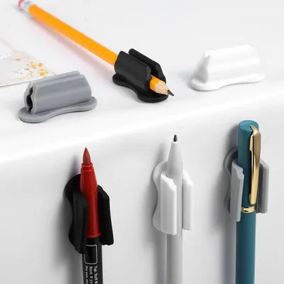 Obrázek produktu pro Samolepicí držáky na tužky, balení po 9 kusech, na zeď, na stůl, pro učitele, pro studenty