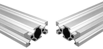 Aluminiumprofil 2040, 300 mm, 20x40 mm, V-Nut, silber, 2 Stück