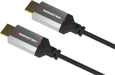 Obrázok produktu pre Monster, kábel HDMI Essentials 4K HDR 22,5 Gbit/s 3,6 m, sivý