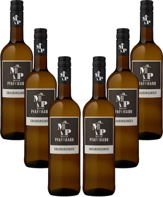 Produktbild von Markus Pfaffmann - 6er Set Grauburgunder - Pfalz / Deutscher Qualitätswein - Trocken 0,75L (12,5% Vol) -[Enthält Sulfite]