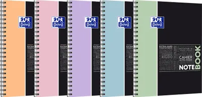 Produktbild von Oxford Studium Collegeblock NOTEBOOK Pastell A4+ kariert