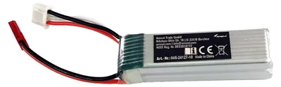 Produktbild von Amewi LiPo Akku 2S 7,4V 600mAh BEC