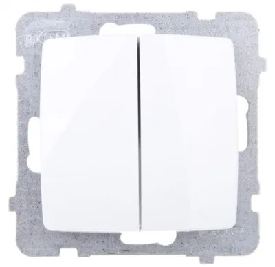 Obrázek produktu pro Ospel ŁP-2S/m/00, Bílá, IP20, 250 V, 10 A, 71 mm, 42 mm