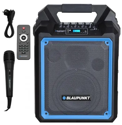 Produktbild von Aktive Lautsprecherbox Blaupunkt Mb06 Karaoke Bluetooth FM USB 500W Fernbedienung Mikrofon