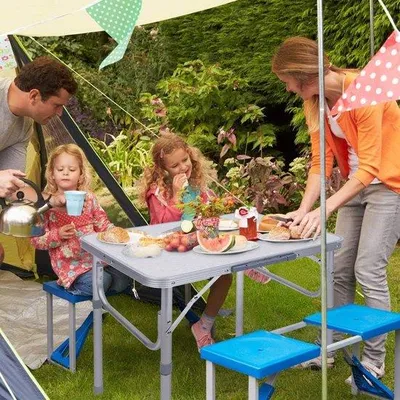 Produktbild von Faltbare Campingtisch Aluminium Leichtgewicht Outdoor Picknick