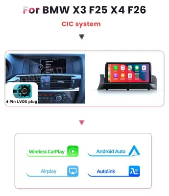 Produktbild von Multimedia-Player – Autoradio mit Navigationssystem – 10,25-Zoll HD-Touchscreen – Drahtlose CarPlay-Unterstützung