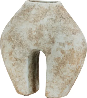 Image de Gilde Vase, "Remina", Keramik, grün, VE 3, L. 7 cm, B. 21 cm, H. 21 cm