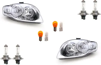 Immagine prodotto di Johns, fari adatti per Audi A4 (8E) 11/04-06/08 + set di lampadine. Set sinistro, destro
