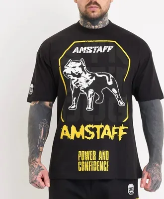 Image de T-shirt Homme Amstaff Solinor T-Shirt Black - XL