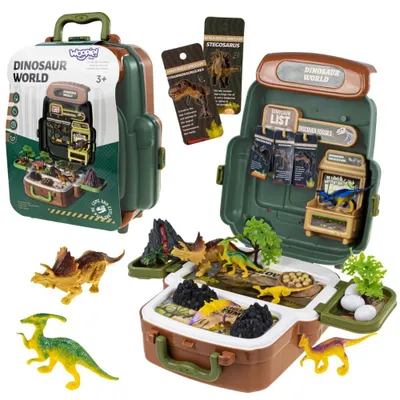 Image de Valise Woopie Dinosaur World - Ensemble éducatif d'explorateur de dinosaures
