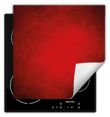 Produktbild von DarHaus Herdabdeckplatte 60x52 cm Anti Rutsch Matte Aufrollbar, Rot