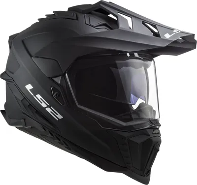 Produktbild von Crosshelm Endurohelm LS2 MX701 EXPLORER DUAL-ROAD Motorradhelm Enduro Helm Schwarz M 467011011M