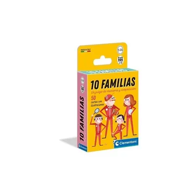 Obrázok produktu pre Clementoni- BARAJA Cards 10 FAMILY Jugs, viacfarebné (55408.9) CLEMENTONI
