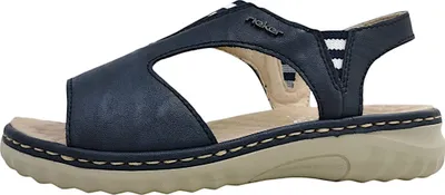 Immagine prodotto di Scarpe sandali da donna Rieker, colore blu, adatte al tempo libero