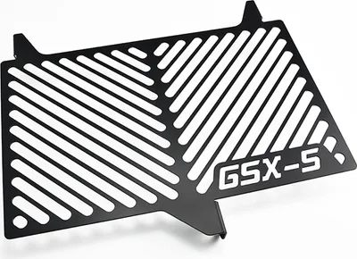 Produktbild von Kryt chladiča ZIEGER kompatibilný s dizajnovým logom Suzuki GSX-S 750 čierny
