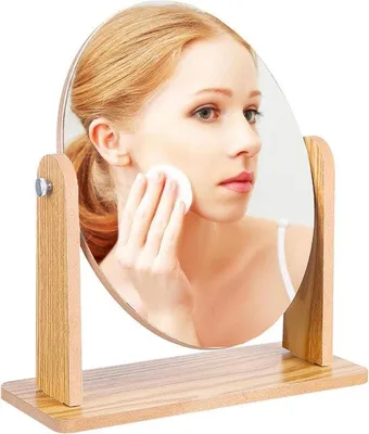 Image de Miroir à 360 degrés avec support pour le maquillage