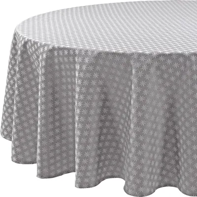 Produktbild von Erwin Müller Tischdecke Denia" silber rund: 170 cm Ø"