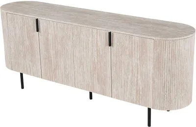 Produktbild von Sideboard Lagos - 200x45x80cm - 4 Türen - Travertin