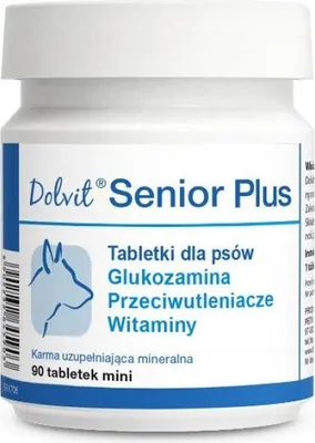 Image de Dolvit Senior Plus Mini VITAMINES ET MINÉRALS pour chiens matures CHIEN 90 comprimés