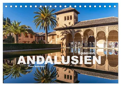 Produktbild von Spanien - Andalusien (Tischkalender 2027 DIN A5 quer), CALVENDO Monatskalender
