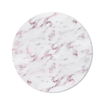 Produktbild von MuchoWow® Mauspad Mousepad Marmor - Weiß - Rosa 50x50 cm - Mousepads - Maus Mat - Pad - Mausunterlage - Vinyl