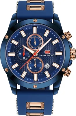 Produktbild von Mini Focus LU-23868 Uhr - Stilvolle Herrenuhr in Blau KP23868