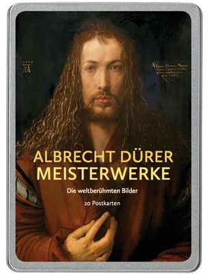 Image de Œuvres de maître Albrecht Dürer : Les images mondialement célèbres, 20 cartes postales imprimées sur du papier Apfel, présentées dans une boîte de haute qualité.