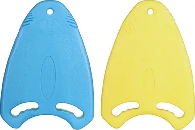 Produktbild von Ergonomisches Schwimmbrett blau 44x32x3,5 cm mit Handgriffen