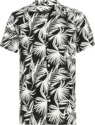 Produktbild von Red Bridge Herren Hawaii Hemd Kurzarm Shirt Schwarz M