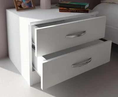 Produktbild von Luxus 4tlg Schlafzimmer Set Bett + 2x Nachttische + Kleiderschrank Möbel
