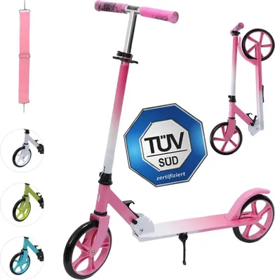 Produktbild von Habib 200mm Cityroller | Klappbar & bis 100kg: Pink