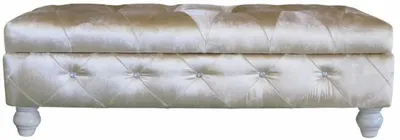 Produktbild von Chesterfield Truhe Chaiselongues Liege Kristalle Hocker Leder Sessel Textil NEU