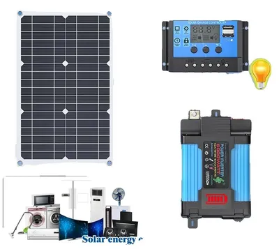 Obrázek produktu pro Solární systém, 6000W měnič, regulátor nabíjení, 6000W, 12V na 220V