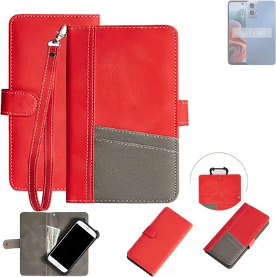 Produktbild von K-S-Trade Handy Schutzhülle für Motorola G34 5G Hülle Portemonnee Brieftasche Klapphülle Kartenfächer Flip Wallet Case Etui