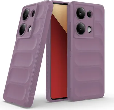 Produktbild von Handy Hülle für Xiaomi Redmi Note 13 Pro Grip Case Cover Schutzhülle Softgrip Farbe: Violett