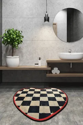 Produktbild von Mijolnir, Kate- CHL4138, Bunt, Badematten, 700 gr/m², 100% Samtstoff