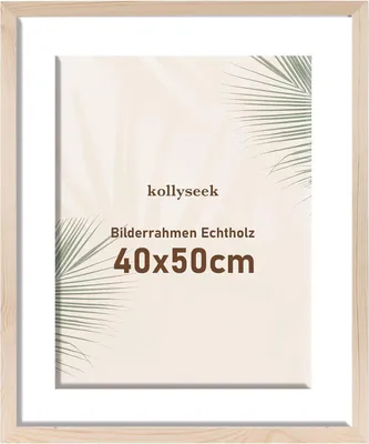 Obrázek produktu pro Rám obrazu 40x50cm pravé dřevo akrylové sklo borovice dřevo fotorámeček dřevo deco