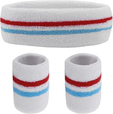 Productafbeelding van Famanu Z Sporttranspiratiebandset - Hoofd- en polsband voor sporters