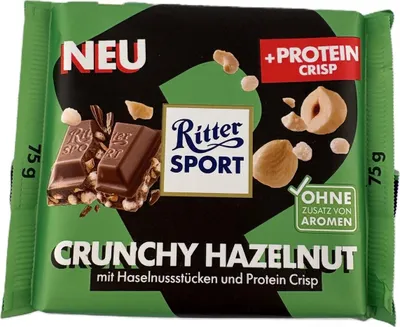 Produktbild von Ritter Sport Protein Crunchy Hazelnut 75g
