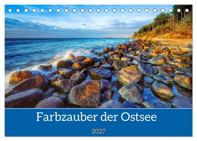 Produktbild von Farbzauber der Ostsee (Tischkalender 2027 DIN A5 quer), CALVENDO Monatskalender