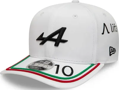 Productafbeelding van F1 New Era Heren Monza Pg 9fifty Pc Renault Witte Cap